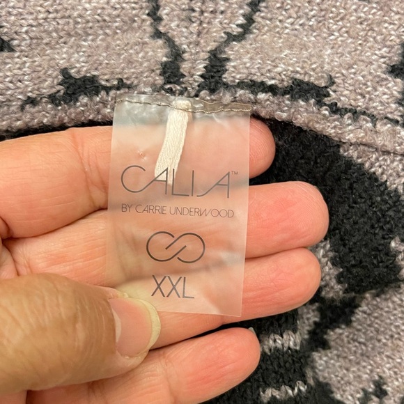 CALIA Women's Knit Cardigan Coatigan Oversized Chunky Size 2XL XXL Animal Print - Picture 6 of 7